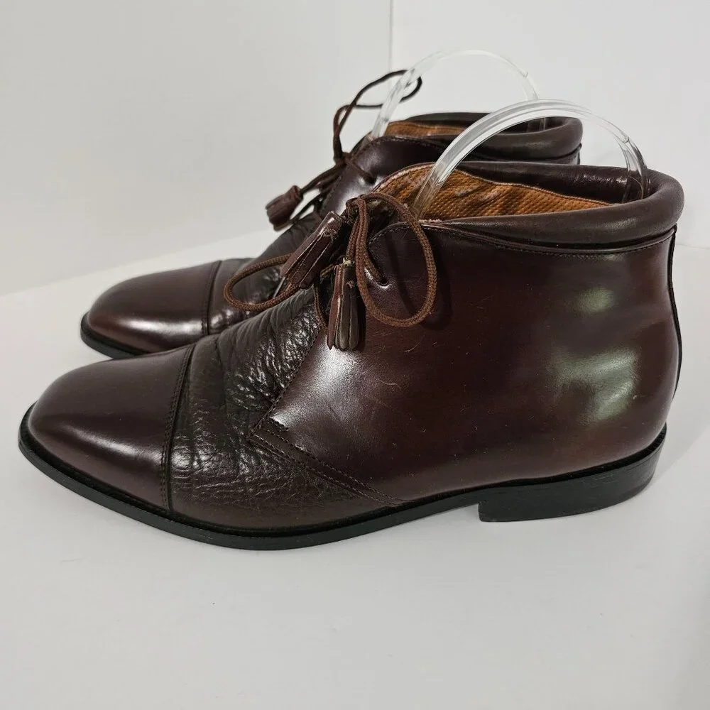 Giorgio Brutini Mens‎ Genuine Leather Ankle Boots Fully Cushioned Size 8.5《778》S